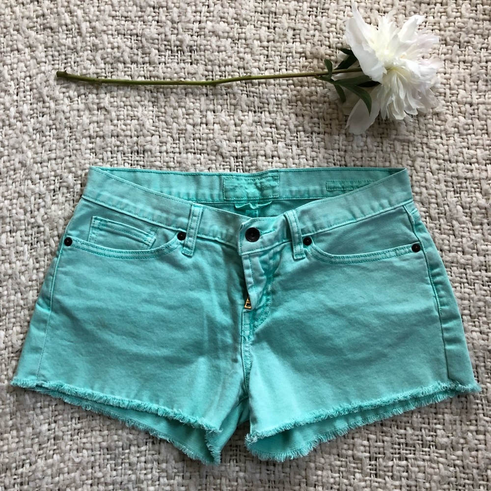 Lucky Brand Mint Jean Shorts